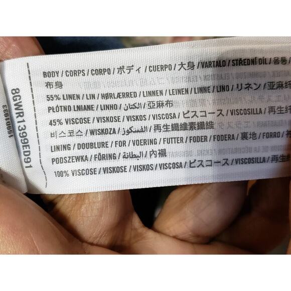 Abercrombie & Fitch Corset Mini Dress Women M Multi Floral Off Shoulder Back Zip - Picture 6 of 12